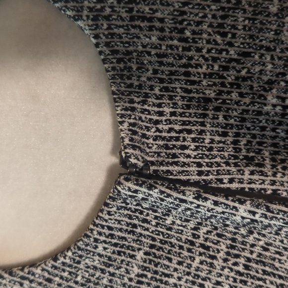 Cabi "The Times" long knit Jacket Blazrr black print Preppy Outerwear  sz S - Picture 5 of 11